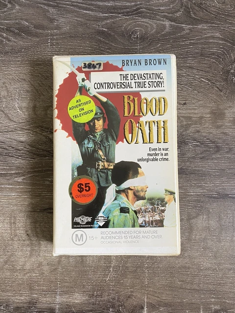 Blood Oath (VHS, 1990) War Movie Roadshow Video Tape Clamshell Ozploitation RARE