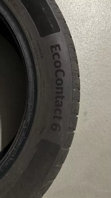 4x Continental EcoContact 6 215/55 R18 95T neuwertig, Produktion 2023