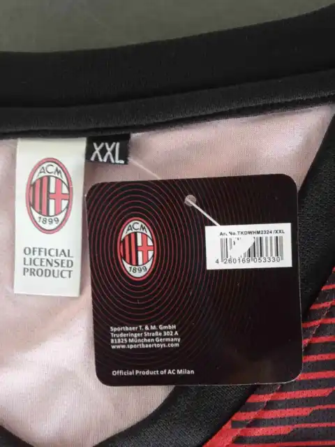 COMPLETO THEO N 19 MAGLIA E PANTALONE MILAN UFFICIALE Bimbo adulto 2023-24 2