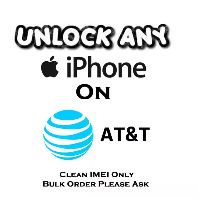 AT&T USA Unlocking Code iPhone Corporate 13 12 11 Pro Max XS XR X SE 8 7 6S 6