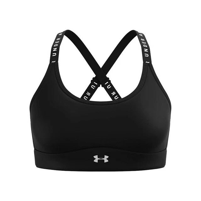 Reggiseni sportivi Donna Under Armour TOP INFINITY MID Nero 1363353 0001