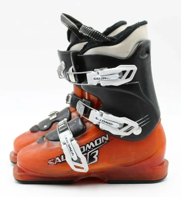 Salomon T3 Junior Ski Boots - Size 8 / Mondo 26 Used