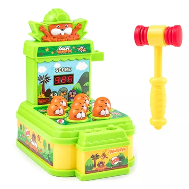 Whack A Mole Game Toy Electronic Arcade Goal Shooting Toys Early Educational