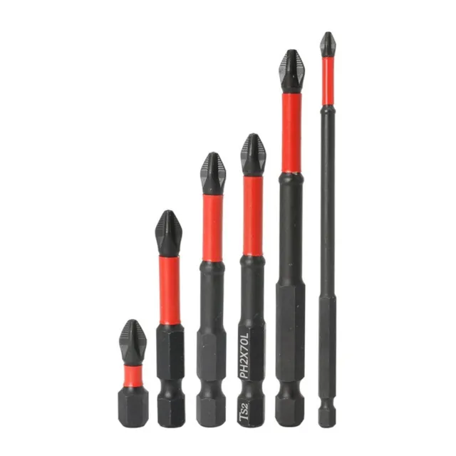 Easy to Use Black NonSlip Hex Shank Screwdriver Bit 90mm for Rechargeable Drill