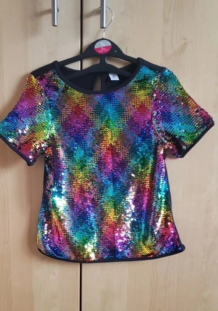 Bundle Girls Party Clothes Age 6-8 Tops, Jumper, Dress, Sequin, TU, Bluezoo, H&M 6