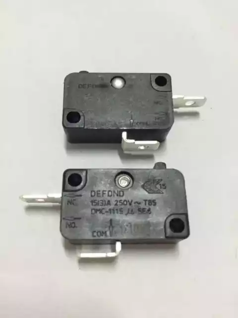 DEFOND DMC-1115 micro switch 2 pins normally open press to disconnect 15.1A