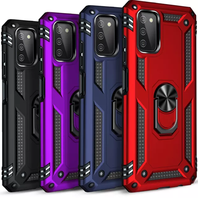 For Samsung Galaxy A03S Phone Case Shockproof Cover +Tempered Glass Protector