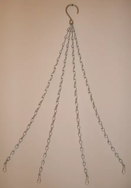 Heavy Duty 18" 4 Strand Metal Hanging Basket Chain New