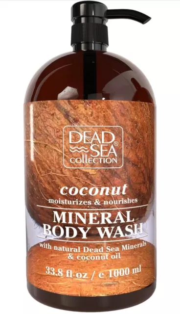 1000ml Dead Sea Collection Coconut Shower Gel - Natural Minerals body wash