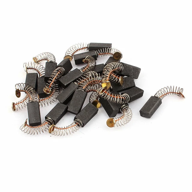 11 Pairs Carbon Brushes 15mm x 8mm x 5mm for Generic Electric Motor