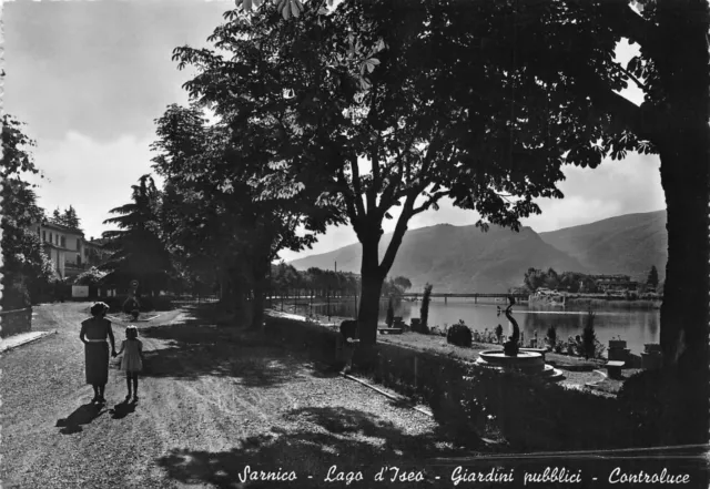 Al14-70B) Sarnico Giardini Pubblici Animata Viaggiata Lago D'iseo Bergamo