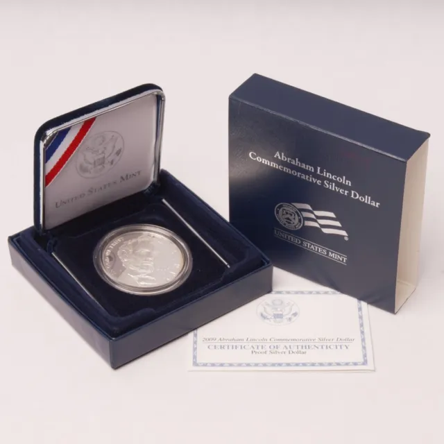 2009-P Abraham Lincoln Commemorative Proof Silver Dollar