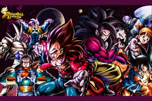 Dragon Ball GT Poster SSJ4 Goku Vegeta and Omega Shenron 12inx18in Free  Shipping