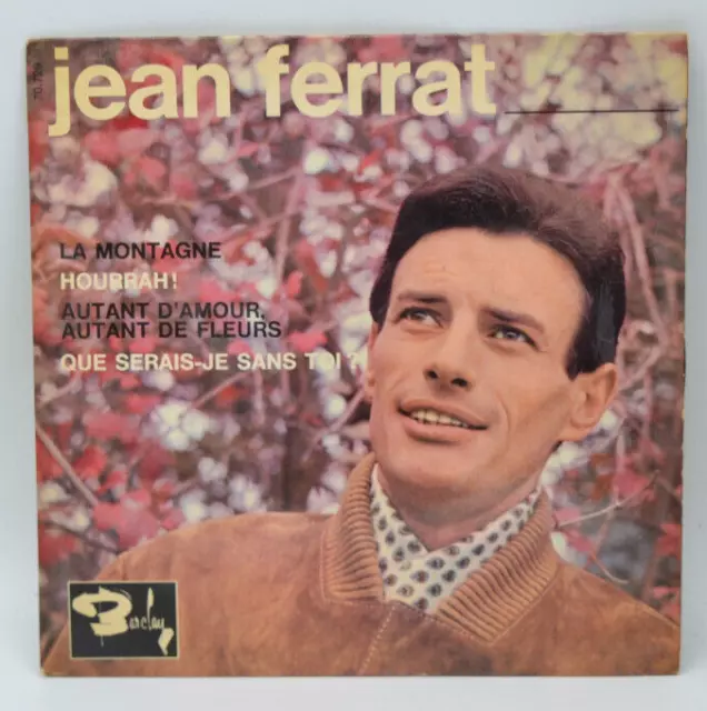 Jean Ferrat - La montagne - Hourrah! - disque vinyle 45 tours