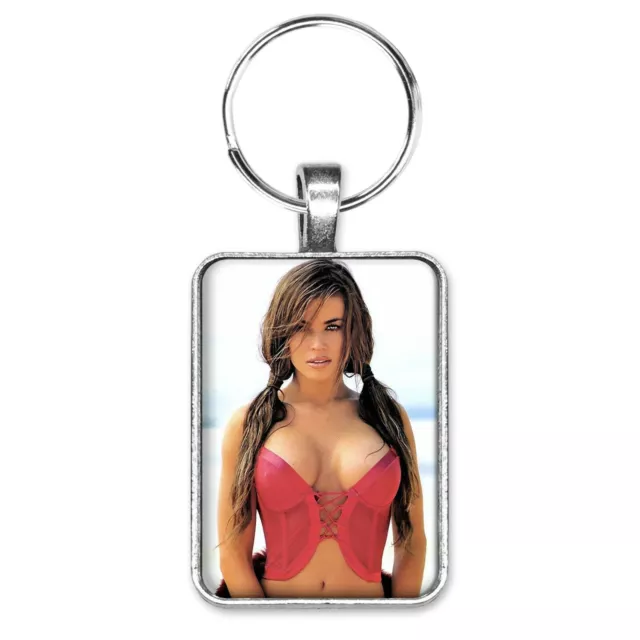 Yasmine Bleeth Sexy Lingerie Poster Repro Key Ring or Necklace Bay Watch TV Star