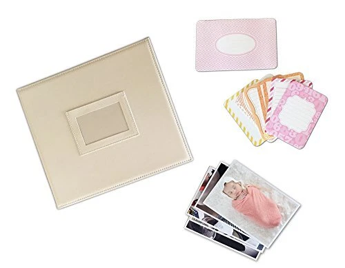 FOTOVIVE First Year Photo Album Kit “Baby is Here” All-in-bundle Printed Phot...