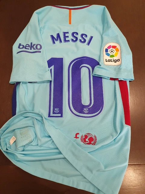 Match UnWorn Shirt LIONEL MESSI FC Barcelona 2017/2018 La Liga