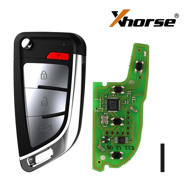 Xhorse XSKFF0EN Universal Remote Blade Shape Key 4 Button for VVDI MINI KEY TOOL