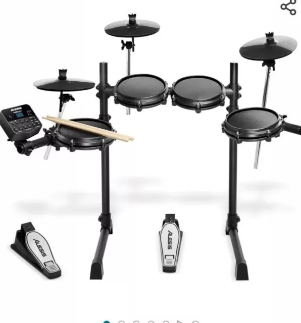 Alesis Turbo Mesh Kit Batteria Elettronica - Nera Del 2023 Ancora In Garanzia.