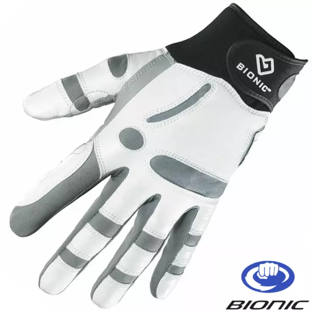 BIONIC ReliefGrip™ MENS ORTHOPEDIC WRIST SUPPORT LEATHER GOLF GLOVE -10% OFF 2+