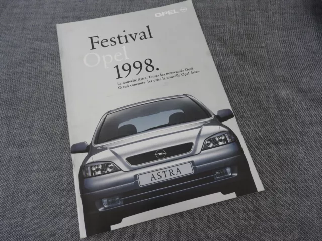 catalogue opel toute la gamme 1998 suisse