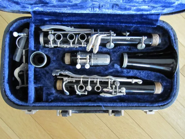 Vintage Selmer clarinet in case Selmer Buffet Crampon Cie Paris mouthpiece