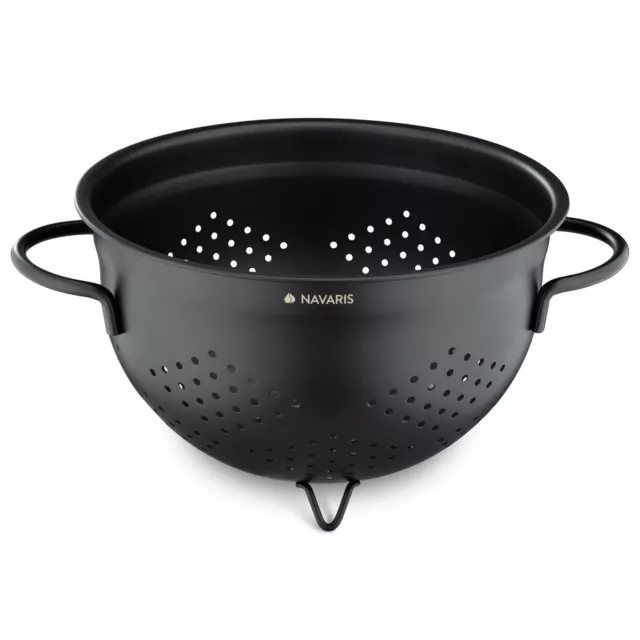 Colador de cocina de acero inoxidable escurridor metálico para pasta verduras