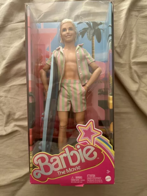 Barbie The / Le Film - Ken Et Planche De Surf International Shipping DISPO