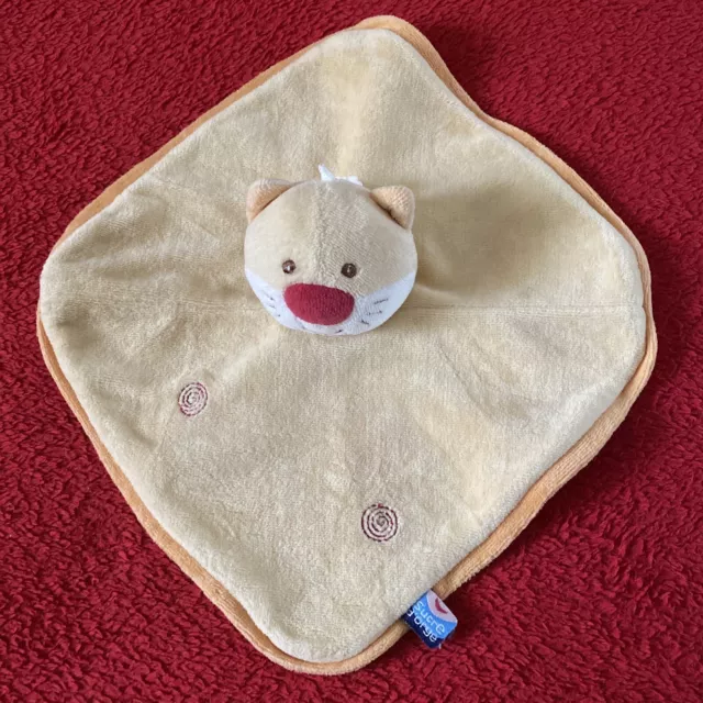 🇫🇷 Doudou Plat Chat Tigre Orange SUCRE D’ORGE TTBE