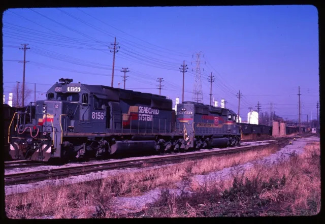 Original Rail Slide - SBD SS Seaboard System 8156+ Cleveland OH 12-1986