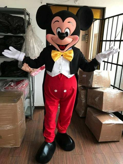 Pink minnie mouse mascot costume cheap