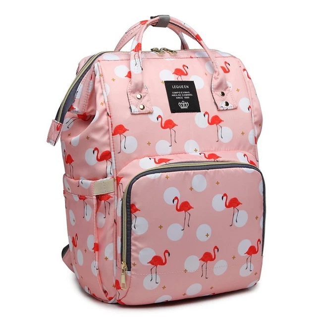 LEQUEEN Mummy Maternity Diaper Backpack Waterproof Travel Baby Nappy Large Bag 11