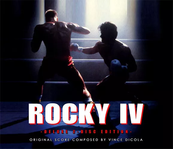 ROCKY IV SOUNDTRACK @2-CDs SCORE Vince Dicola,Bill Conti,Sylvester Stallone AOR