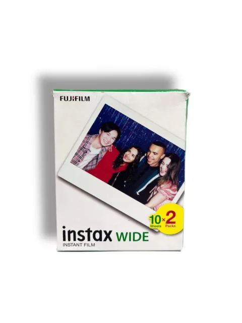 Original Fujifilm 16385995 Instax Wide Film (1x 10 Fotos) ISO 800,