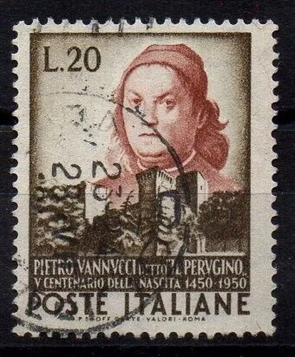 1951 der Republik Italien Serie 5 Cent Geburt Perugino 1 Val Gebraucht MF16061