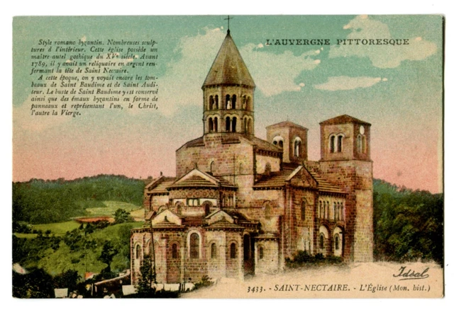 CPA 63 Puy-de-Dôme Saint-Nectaire L'Eglise