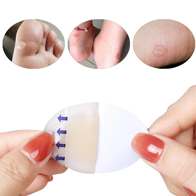 5pcs Adhesive Hydrocolloid Gel Blister Plaster Heel Anti-wearing Heel Sticke -wf