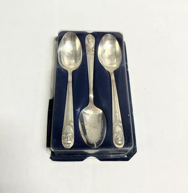 Antique silver hotsell spoons with presidents