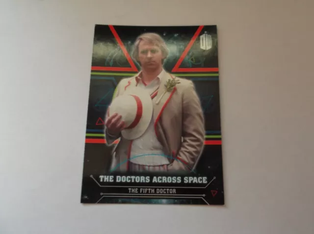 Topps / BBC - Dr Who Doctors Across Space "THE FIFTH DOCTOR" #5 Trading Card