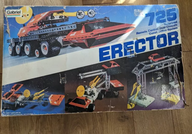 LOT ERECTOR VINTAGE Gilbert Company Num ro 8 1 2 Avec Instructions