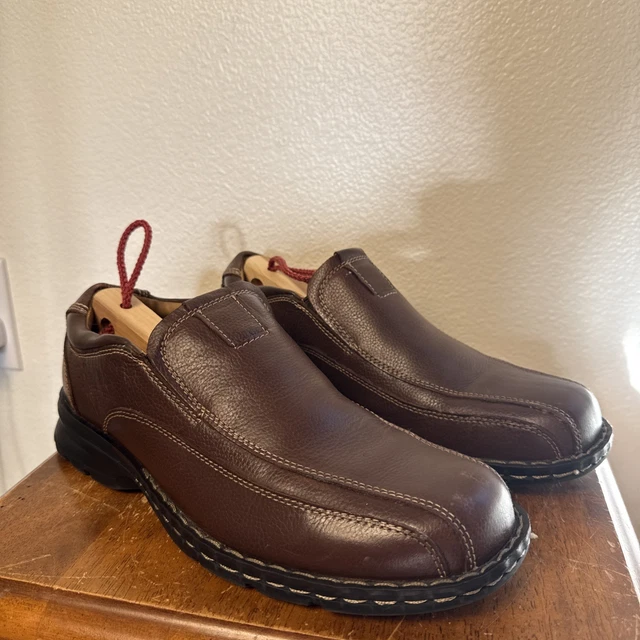 GH BASS CO Mens Lenny Brown Leather Slip On Loafer Shoes  display picture 3