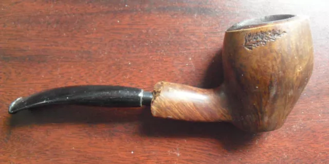 Vintage Randy Wiley Unique 5 Handmade Estate Bent  Pipe 6 1/8" Long