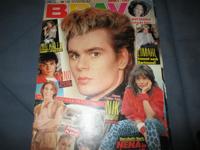 Bravo 10.5.1984 20/84 mit Van Halen Poster Heft komplett