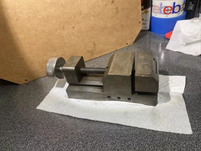 Vintage P.g. Werker Toolmaker Precision 3” Jw X 2-1/2” Op X 1-1/2” Grinding Vise