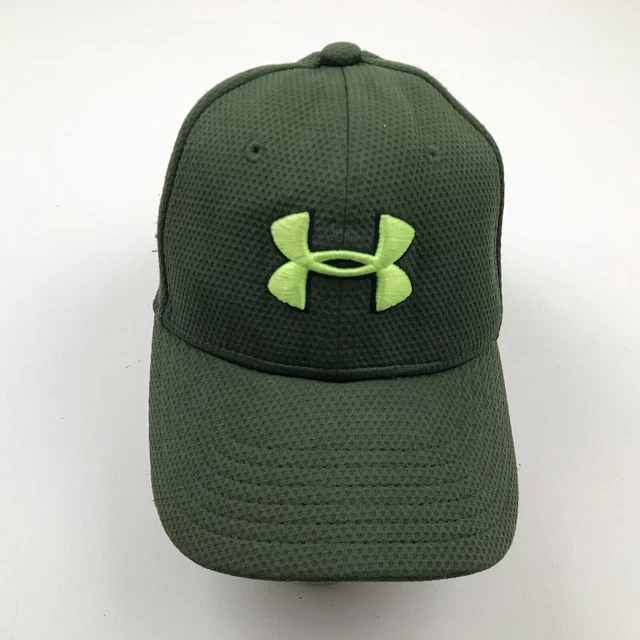 Under armour Cappello Ragazzi Misura XS - S Stretch Fit Verde Ricamato Bambino