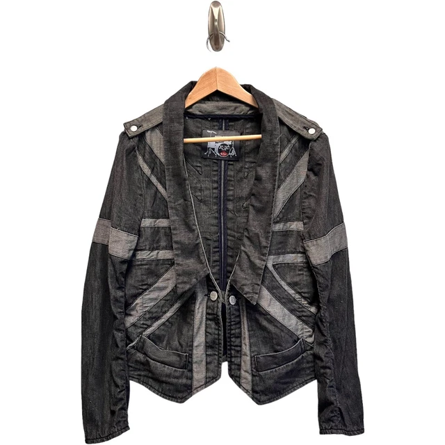 Jean-Charles de Castelbajac JC/DC X Lee Cooper Black Flag Union Jack Jacket M