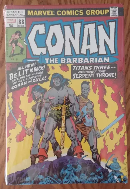 Conan The Barbarian Original Marvel Years Omnibus Volume 4 DM Variant Hardcover