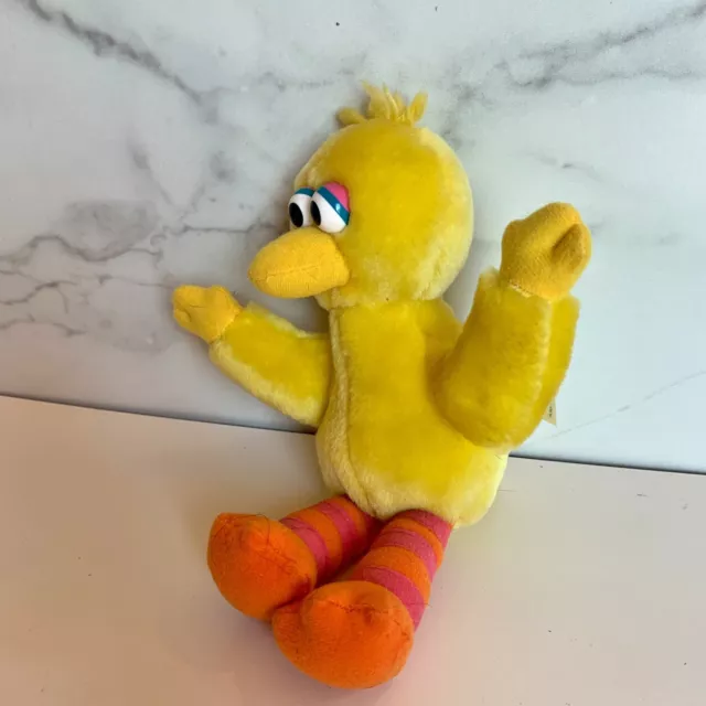 Mattel Fisher-Price Plush Sesame Street Big Bird 9" Muppets Yellow 2000 Vintage 7