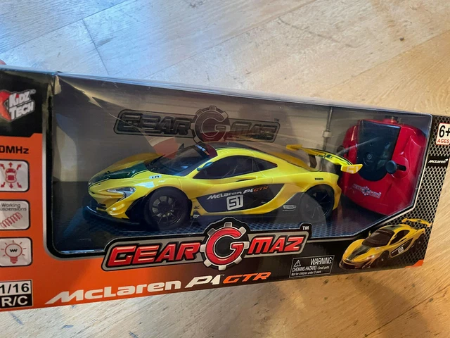 GEAR G MAZ Mclaren P1 Gtr Remote Control Car 1 16 Scale Bnib