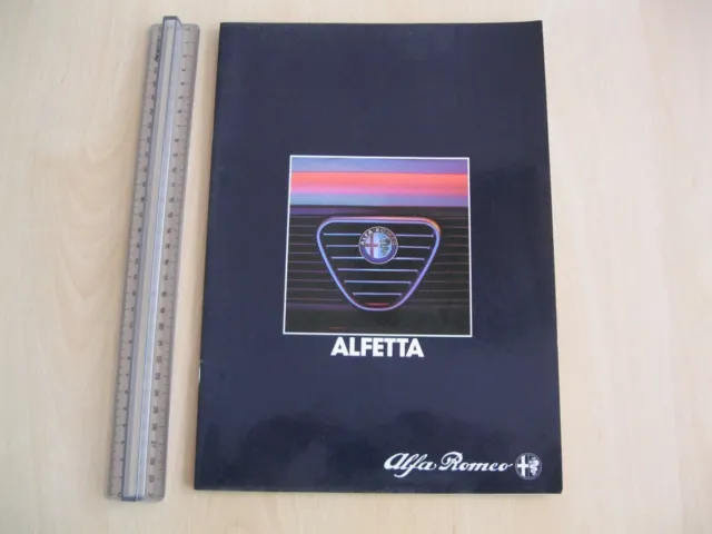 Depliant Brochure Alfa Romeo Alfetta - Originale